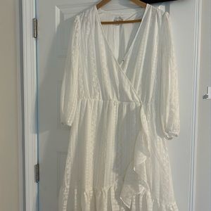 Calvin Kline white dress